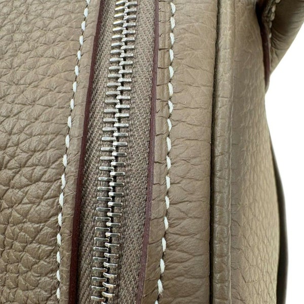 エルメス リンディ26 エトゥープ/シルバー金具 トリヨンクレマンス W刻印 ２wayショルダー