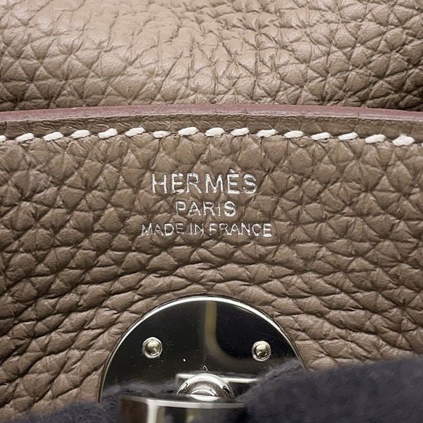 エルメス リンディ26 エトゥープ/シルバー金具 トリヨンクレマンス W刻印 ２wayショルダー