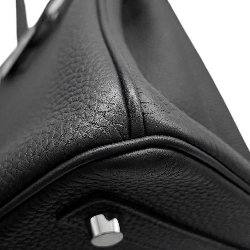 エルメス バーキン30 ブラック/シルバー金具 トゴ U刻印 HERMES Birkin ハンドバッグ 黒