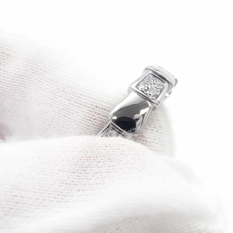 ブルガリ リング ブルガリ セルペンティ ヴァイパー ダイヤモンド K18WGホワイトゴールド リングサイズ55 指輪