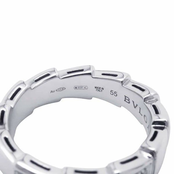 ブルガリ リング ブルガリ セルペンティ ヴァイパー ダイヤモンド K18WGホワイトゴールド リングサイズ55 指輪