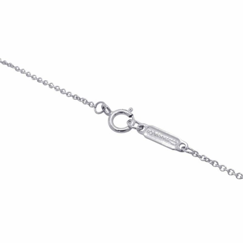 ティファニー ネックレス Tスマイル ペンダント スモール ダイヤ計0.10ct K18WGホワイトゴールド 63058793