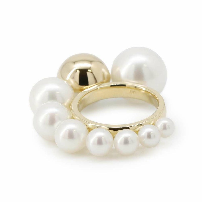 タサキ リング シェル リング 淡水真珠 18KYGイエローゴールド サイズ約7号 RC-4548-18KYG TASAKI 指輪 パール ジュエリー