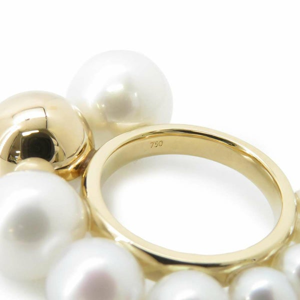 タサキ リング シェル リング 淡水真珠 18KYGイエローゴールド サイズ約7号 RC-4548-18KYG TASAKI 指輪 パール ジュエリー