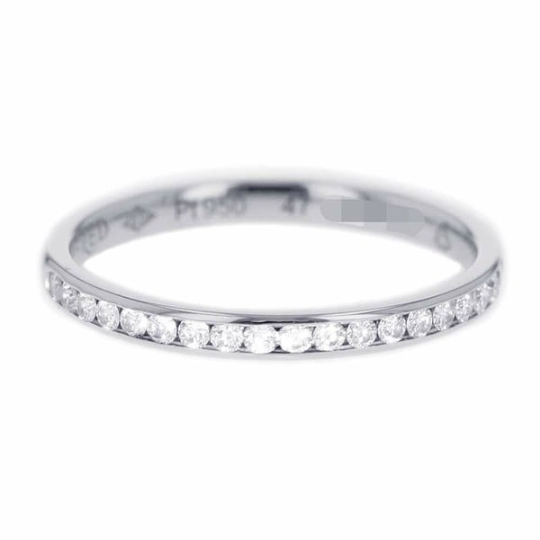 フレッド リング ハーフエタニティ ダイヤモンド Pt950プラチナ サイズ約7号 FRED 指輪