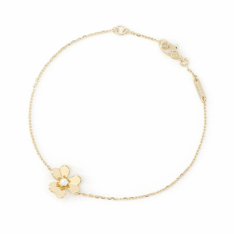 ヴァンクリーフ&アーペル ブレスレット フリヴォル ミニ ダイヤモンド 1P 0.05ct K18YGイエローゴールド VCARP0J200 ジュエリー