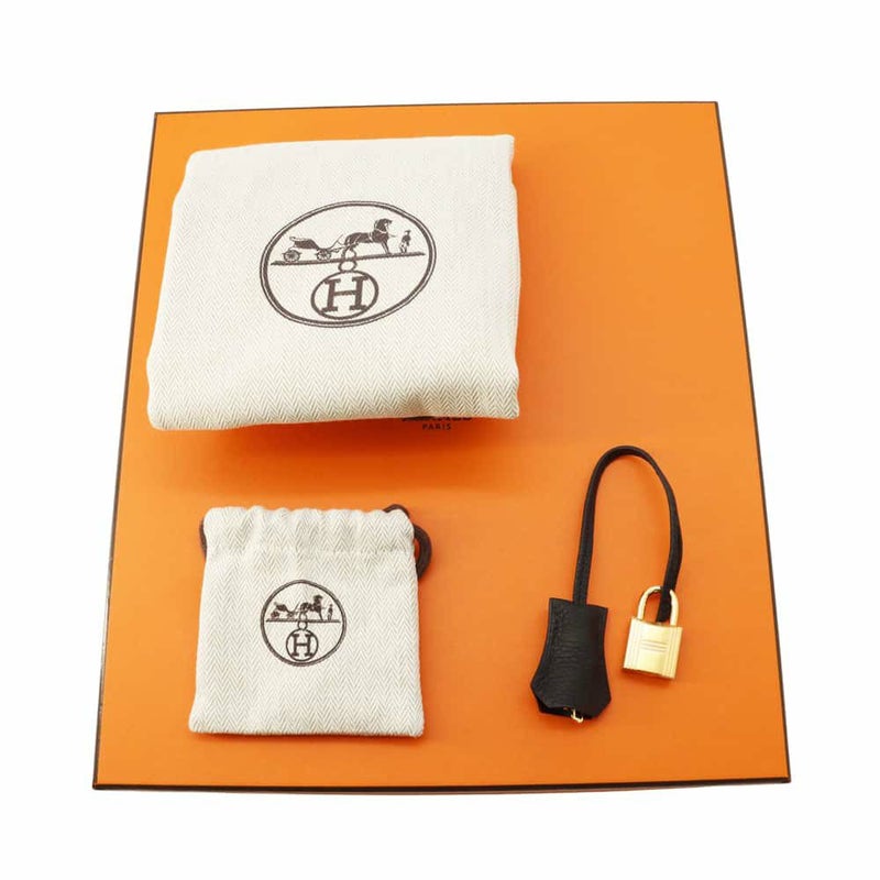 エルメス バーキン25 ブラック/ゴールド金具 トゴ W刻印 HERMES Birkin ハンドバッグ 黒
