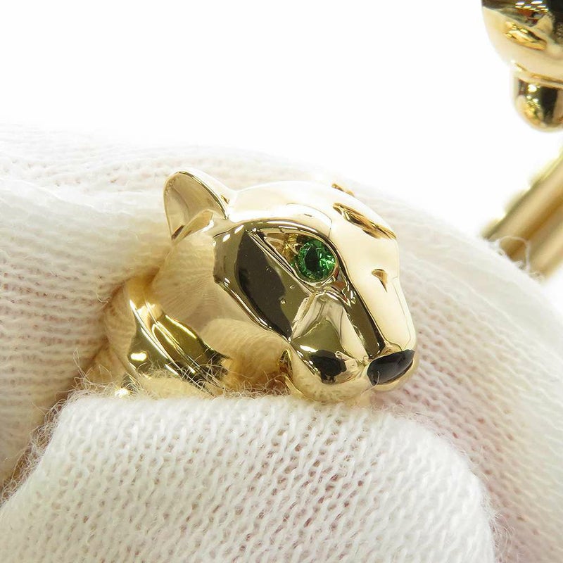 カルティエ ブレスレット パンテール ツァボライト オニキス K18YGイエローゴールド サイズ16