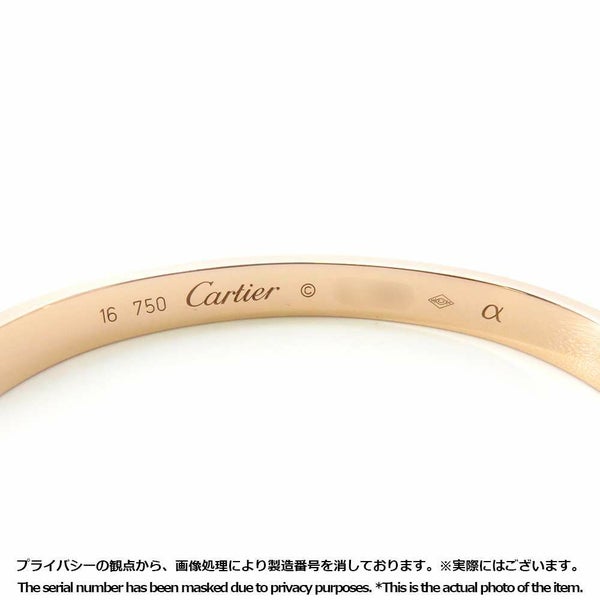 カルティエ ブレスレット ラブブレス K18PGピンクゴールド サイズ16 B60356 Cartier LOVEブレスレット バングル ジュエリー