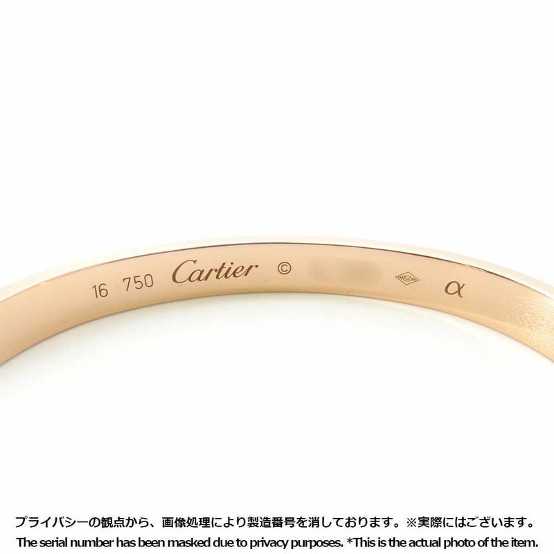 カルティエ ブレスレット ラブブレス K18PGピンクゴールド サイズ16 B60356 Cartier LOVEブレスレット バングル ジュエリー