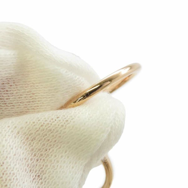 エルメス リング エルメス・クルー・ドゥ・H 2タッセル ダイヤ 24P 計0.15ct K18PG リングサイズ50 HERMES 指輪