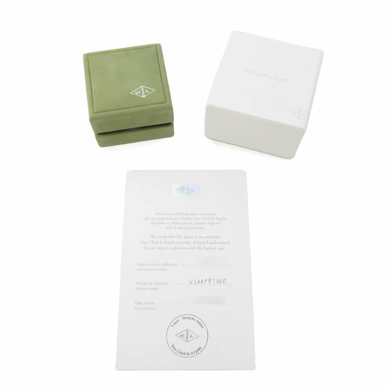 ヴァンクリーフ&アーペル ネックレス ヴィンテージアルハンブラ ダイヤ シルバーオブシディアン 2023年ホリデー