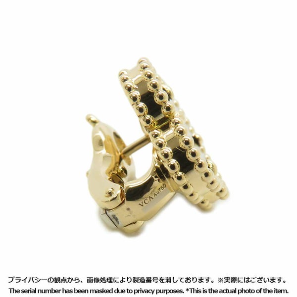 ヴァンクリーフ&アーペル ピアス ヴィンテージ アルハンブラ イヤリング オニキス K18YGイエローゴールド VCARA44200