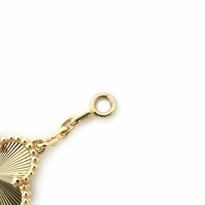 ヴァンクリーフ&アーペル ネックレス ヴィンテージ アルハンブラ 10モチーフ ギヨシェ K18YG VCARP3JJ00