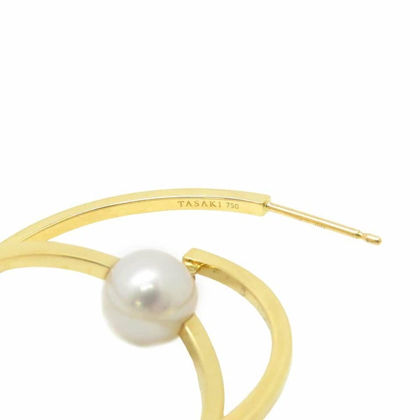 タサキ ピアス キネティック イヤリング K18YGイエローゴールド あこや真珠 E-4144