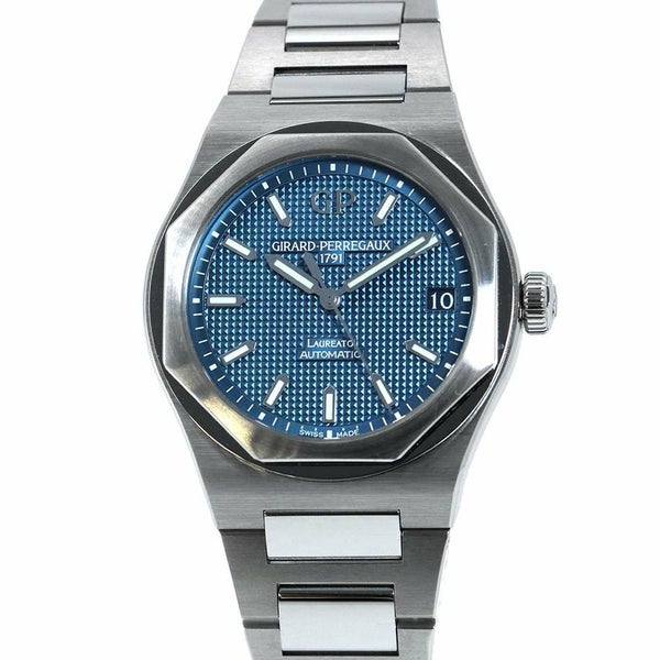 ジラールペルゴ ロレアート 81010-11-431-11A GIRARD-PERREGAUX 腕時計 ブルー文字盤