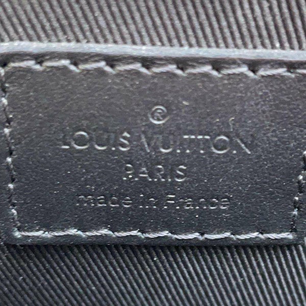 ルイヴィトン ボディバッグ モノグラム シールレザー トランクスリングバッグ M57952 LOUIS VUITTON ウエストバッグ 黒