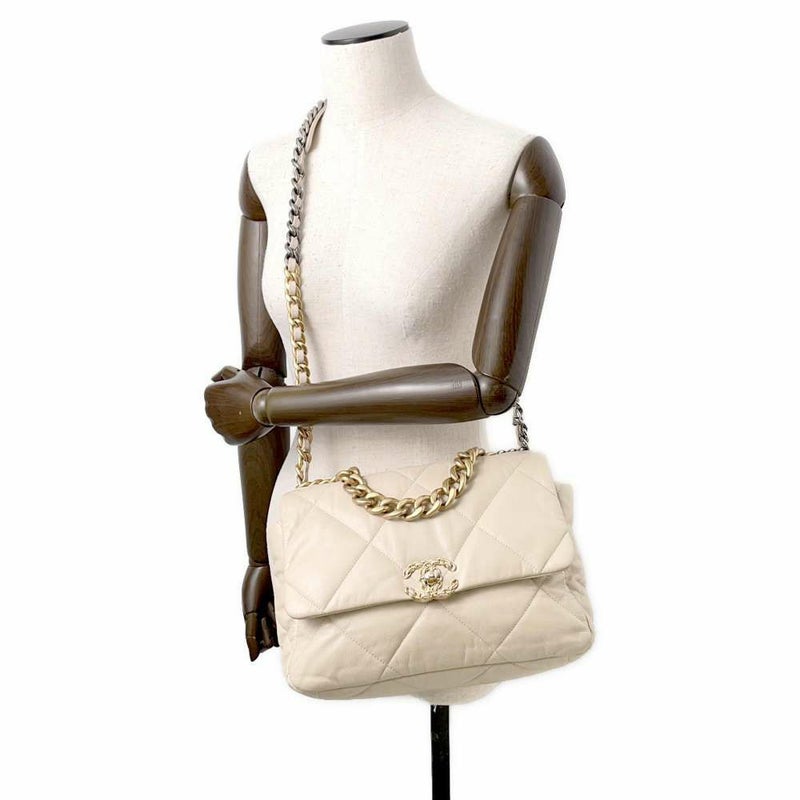 シャネル チェーンショルダーバッグ 19 ラージ ラムスキン AS1161 CHANEL バッグ 2wayハンドバッグ