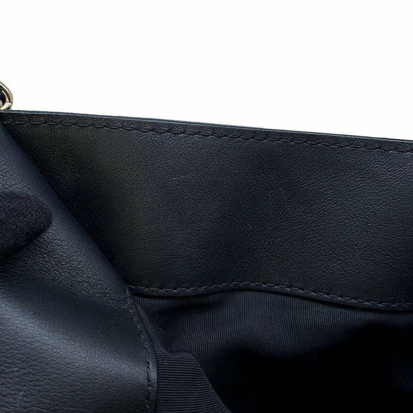 シャネル チェーンショルダーバッグ マトラッセ ココマーク ショッピングバッグ ラムスキン AS2973 黒