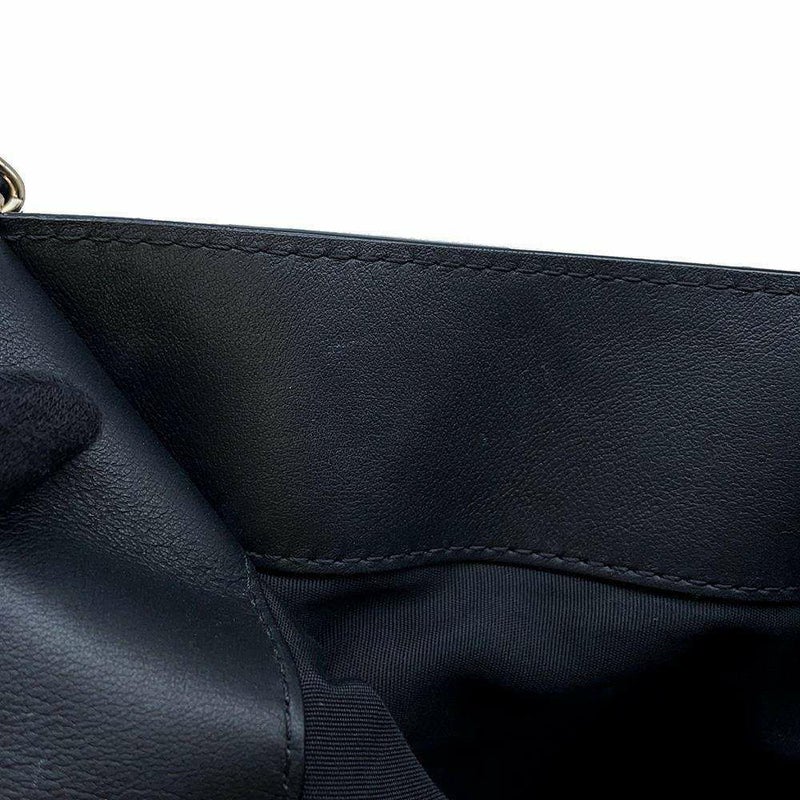 シャネル チェーンショルダーバッグ マトラッセ ココマーク ショッピングバッグ ラムスキン AS2973 黒