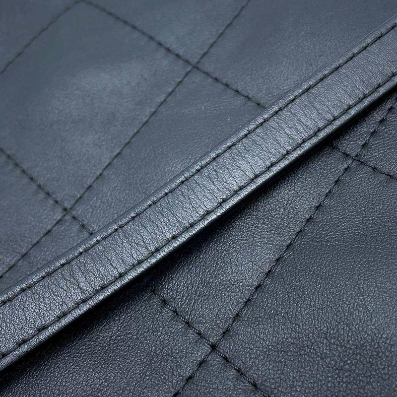 シャネル チェーンショルダーバッグ マトラッセ ココマーク ショッピングバッグ ラムスキン AS2973 黒