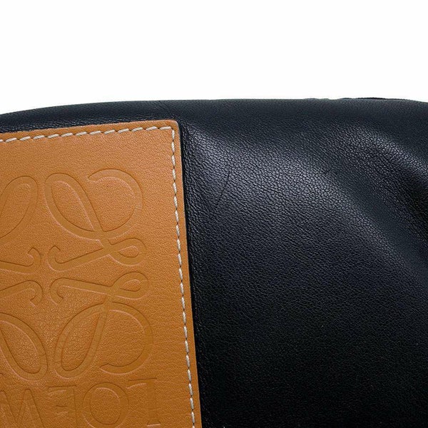 ロエベ ボディバッグ パフィー レザー 335.73.W75 LOEWE ウエストバッグ 黒