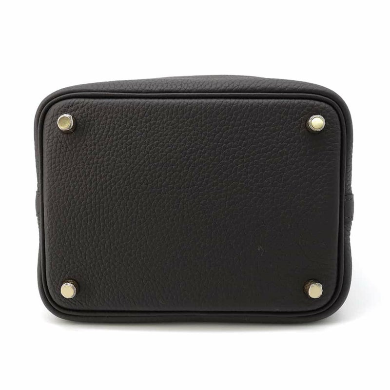 エルメス ハンドバッグ ピコタンロックPM プルノワール/ゴールド金具 トリヨンクレマンス W刻印