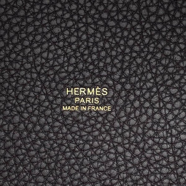 エルメス ハンドバッグ ピコタンロックPM プルノワール/ゴールド金具 トリヨンクレマンス W刻印