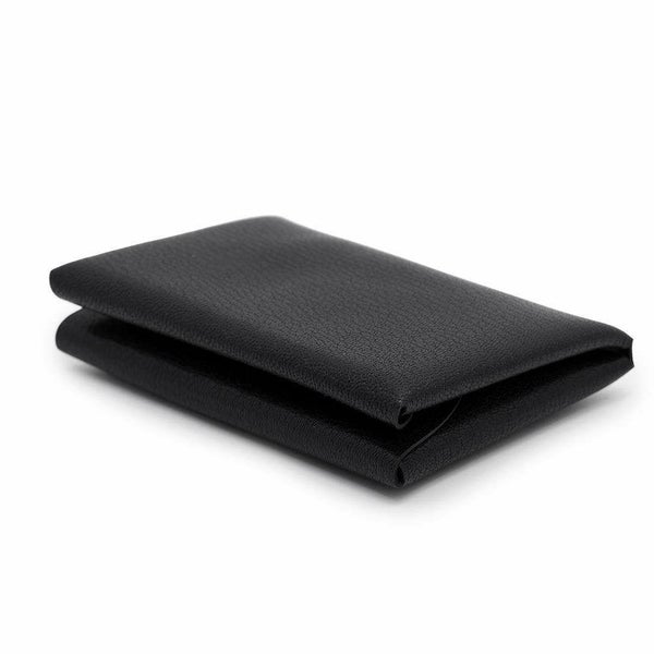 エルメス コインケース カルヴィ デュオ ブラック/シルバー金具 シェブルシャムキラ B刻印 黒