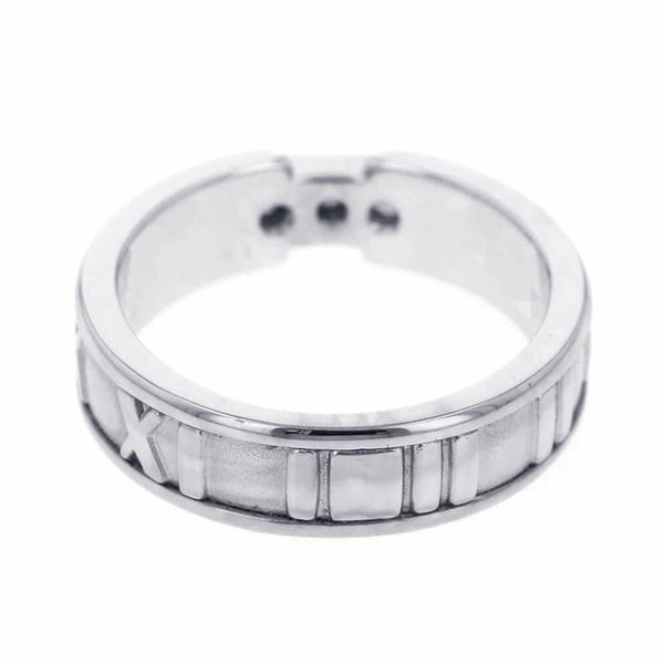 ティファニー リング アトランス ダイヤモンド 3P K18WGホワイトゴールド リングサイズ約12号 指輪