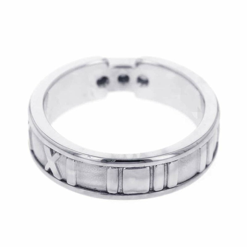 ティファニー リング アトランス ダイヤモンド 3P K18WGホワイトゴールド リングサイズ約12号 指輪