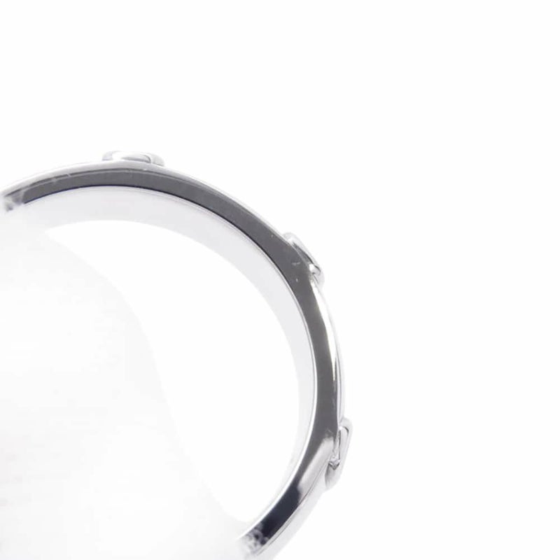 ハリーウィンストン リング HWロゴ バンドリング ダイヤモンド K18WGホワイトゴールド サイズ約12号 指輪