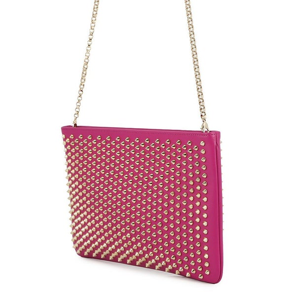 クリスチャン・ルブタン チェーンショルダーバッグ ルビポッシュ スパイクスタッズ Christian Louboutin 2wayクラッチ