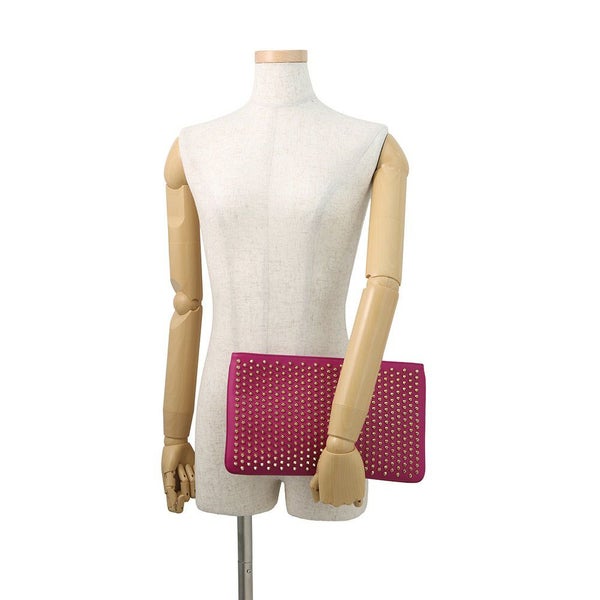 クリスチャン・ルブタン チェーンショルダーバッグ ルビポッシュ スパイクスタッズ Christian Louboutin 2wayクラッチ