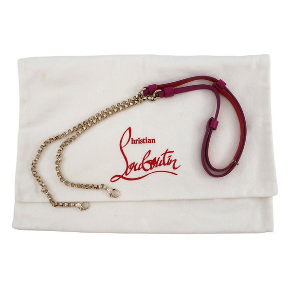 クリスチャン・ルブタン チェーンショルダーバッグ ルビポッシュ スパイクスタッズ Christian Louboutin 2wayクラッチ