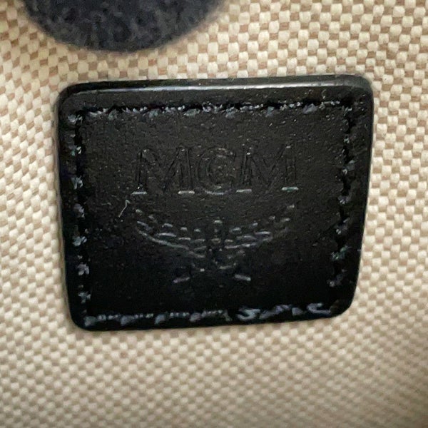 エムシーエム ショルダーバッグ ヴィンテージジャカード フォンケース MMRBATQ02EG001 MCM ポシェット 黒