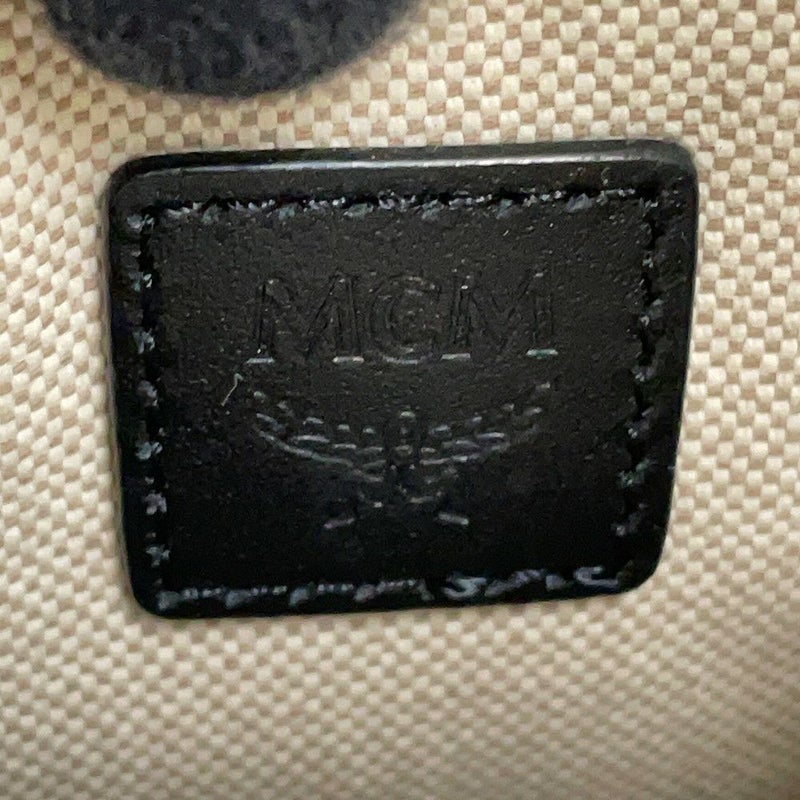 エムシーエム ショルダーバッグ ヴィンテージジャカード フォンケース MMRBATQ02EG001 MCM ポシェット 黒