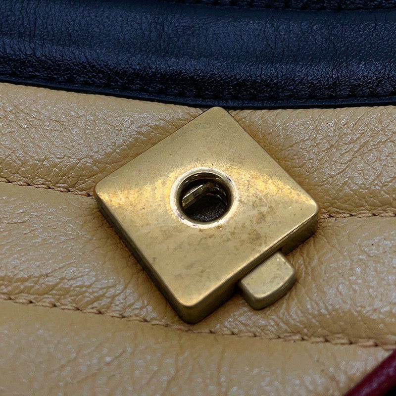 グッチ チェーンショルダーバッグ GGマーモント キルティング レザー スモール 446744 GUCCI バッグ 2way ミニバッグ