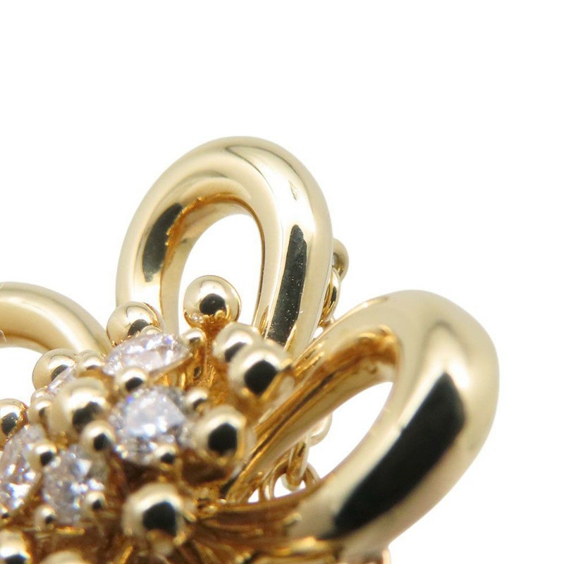 ヴァンクリーフ&アーペル ネックレス フラワー レース ペンダント ダイヤモンド 5P 計0.25ct K18YGイエローゴールド VCARPME200