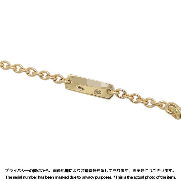 ヴァンクリーフ&アーペル ネックレス フラワー レース ペンダント ダイヤモンド 5P 計0.25ct K18YGイエローゴールド VCARPME200