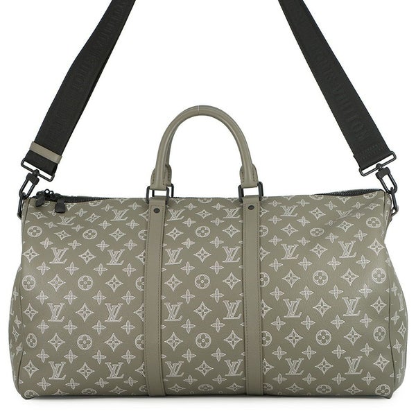 ルイヴィトン ボストンバッグ モノグラム・シャドウ キーポル・バンドリエール50 M12504 2wayショルダーバッグ