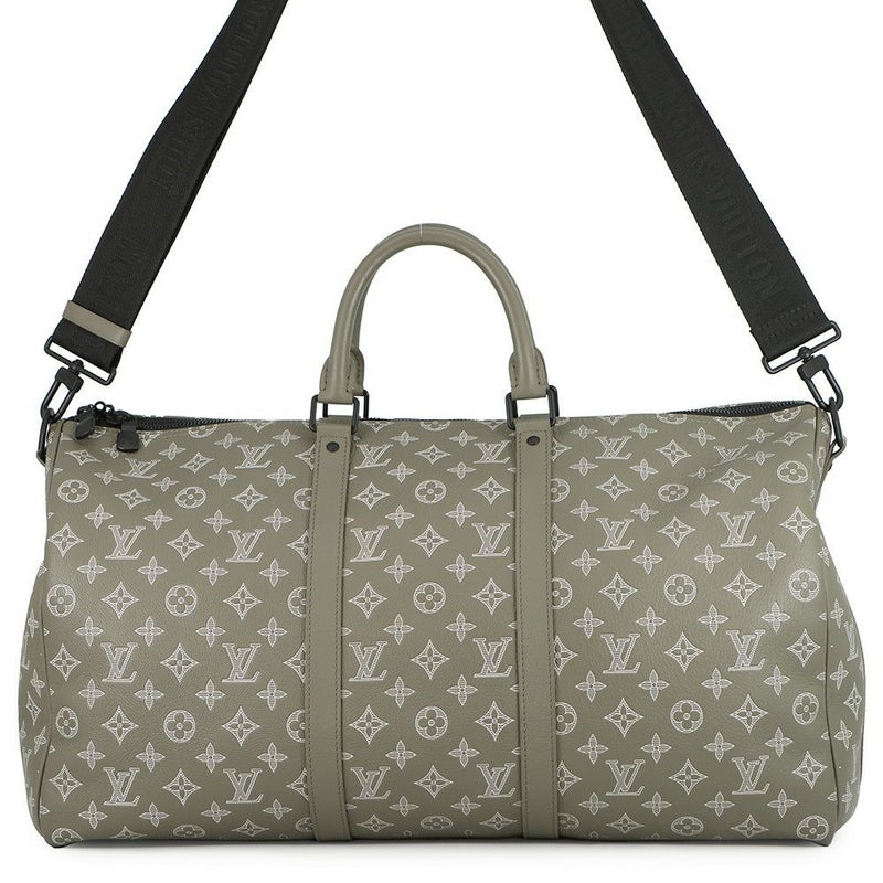ルイヴィトン ボストンバッグ モノグラム・シャドウ キーポル・バンドリエール50 M12504 2wayショルダーバッグ