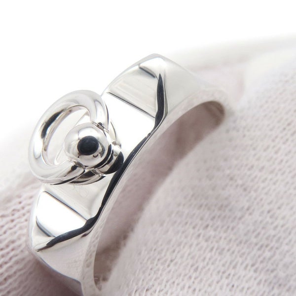 エルメス リング コリエ・ド・シアン PM SV925シルバー H115607B リングサイズ53 HERMES ジュエリー