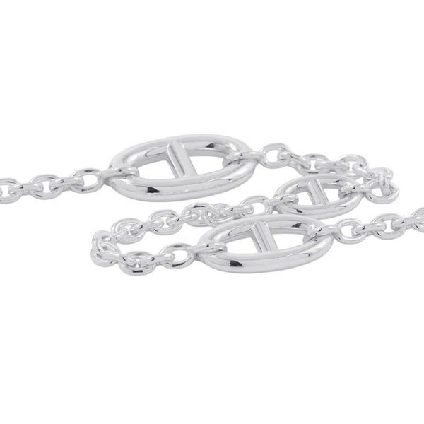 エルメス ネックレス シェーヌダンクル ファランドール SV925シルバー サイズ160 HERMES ロングネックレス ジュエリー