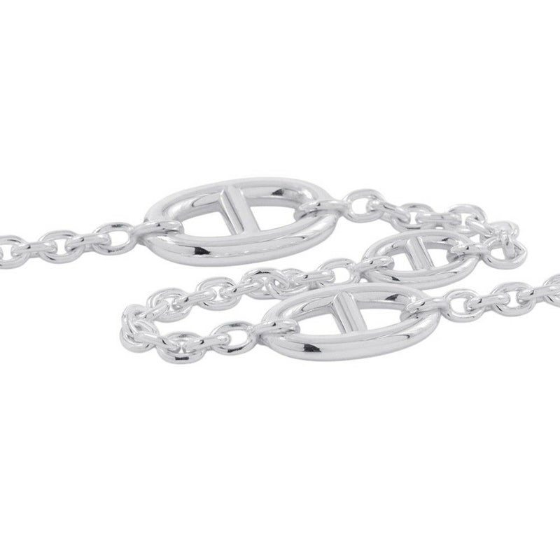 エルメス ネックレス シェーヌダンクル ファランドール SV925シルバー サイズ160 HERMES ロングネックレス ジュエリー