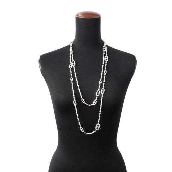 エルメス ネックレス シェーヌダンクル ファランドール SV925シルバー サイズ160 HERMES ロングネックレス ジュエリー