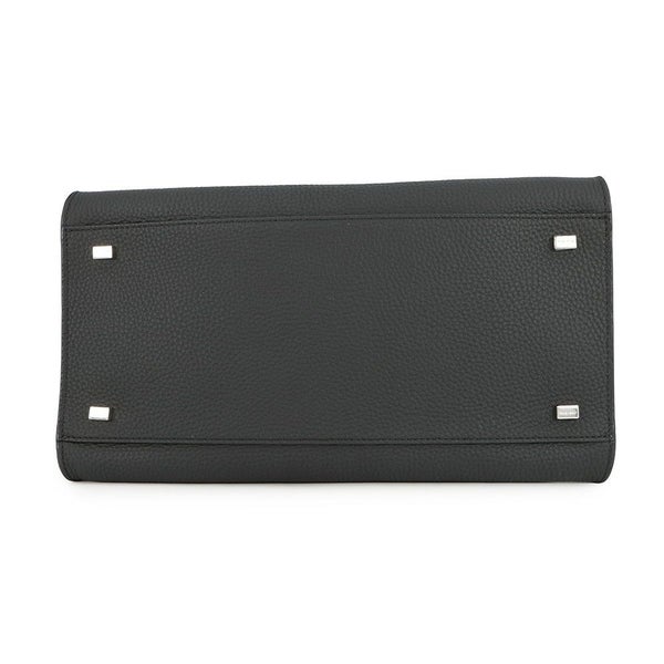 ザ ロウ ハンドバッグ ソフトマルゴー12 レザー W1586 THE ROW 2way 黒