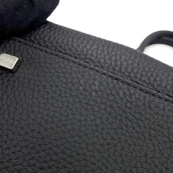 ザ ロウ ハンドバッグ ソフトマルゴー12 レザー W1586 THE ROW 2way 黒