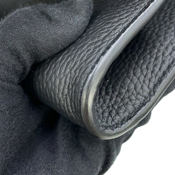 ザ ロウ ハンドバッグ ソフトマルゴー12 レザー W1586 THE ROW 2way 黒