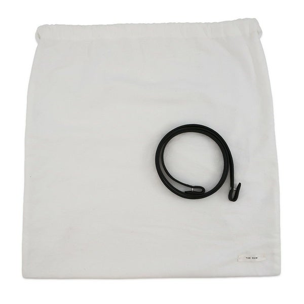 ザ ロウ ハンドバッグ ソフトマルゴー12 レザー W1586 THE ROW 2way 黒